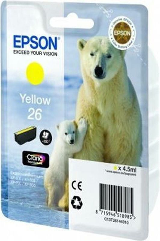 Epson - C13T2614401026 - Inktcartridge - Geel - 45 ml - 300 Pagina's