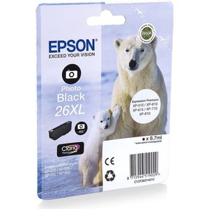 Epson Polar bear 26XL inktcartridge 1 stuk(s) Origineel Hoog (XL) rendement Foto zwart
