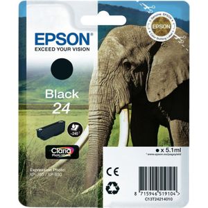 Epson 24 (T2421) inktcartridge zwart (origineel)