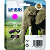 Epson - 24 (T2423) Inktcartridge - Magenta - Origineel - 4,6 ml