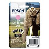 Epson - 24 (Elephant) Light Magenta - Inktcartridge - Licht Magenta - 360 Pagina's