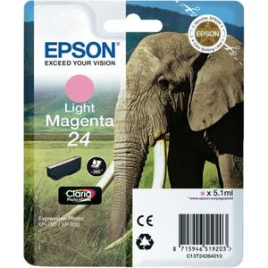 Epson 24 (T2426) inktcartridge licht magenta (origineel)