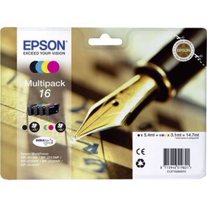 Inktcartridge Epson 16 (T1626) multipack 4 kleuren (origineel)