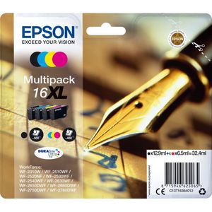 Epson Pen and crossword 16XL inktcartridge 1 stuk(s) Origineel Hoog (XL) rendement Zwart, Cyaan, Magenta, Geel