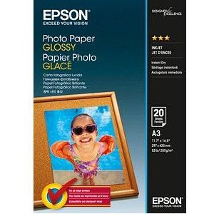 Epson Fotopapier S042536 Glossy Photo Paper A3 (20 vel)