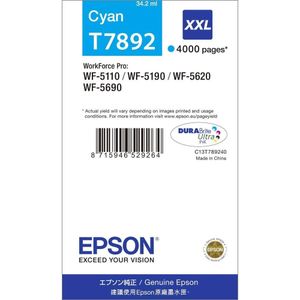 Epson Inktcartridge T7892 - C13T789240 Cyaan