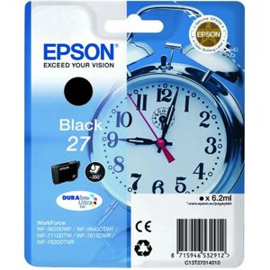 Epson 27 (MHD 2020) zwart (C13T27014012) - Inktcartridge - Origineel