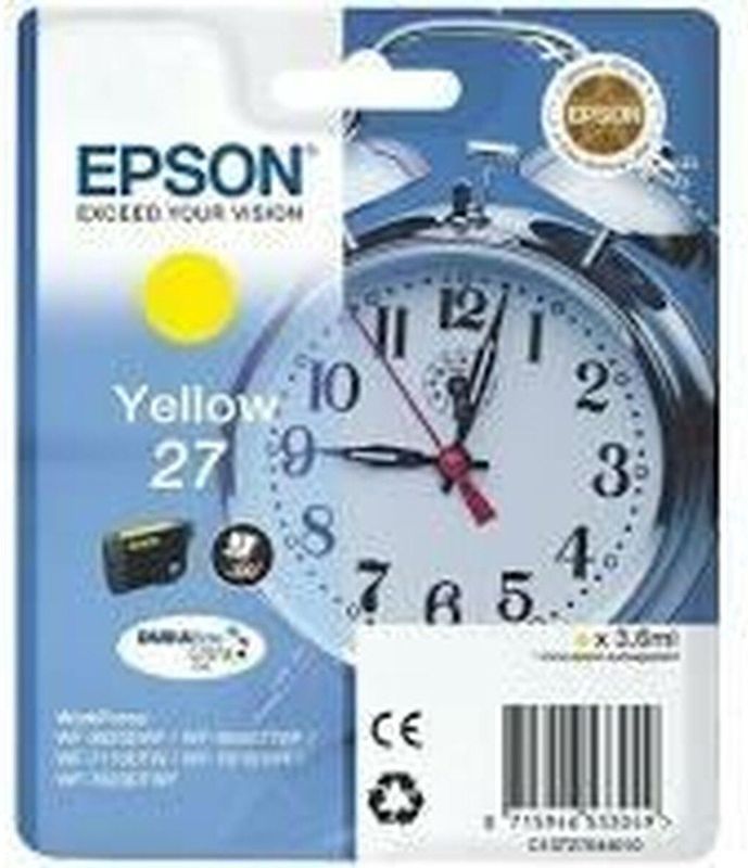 Epson Alarm clock 27 DURABrite Ultra inktcartridge 1 stuk(s) Origineel Geel