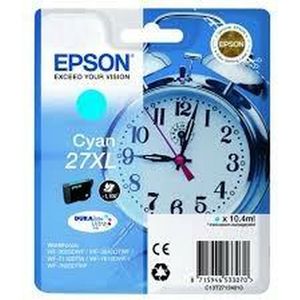 Epson Alarm clock 27XL DURABrite Ultra inktcartridge 1 stuk(s) Origineel Cyaan
