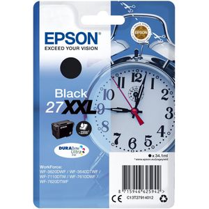 Epson Alarm clock 27XXL DURABrite Ultra inktcartridge 1 stuk(s) Origineel Zwart