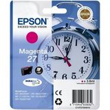 Epson Alarm clock 27 DURABrite Ultra inktcartridge 1 stuk(s) Origineel Magenta