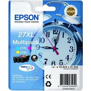 Inktpatroon Epson 27 (T2705) multipack 3 kleuren (origineel)