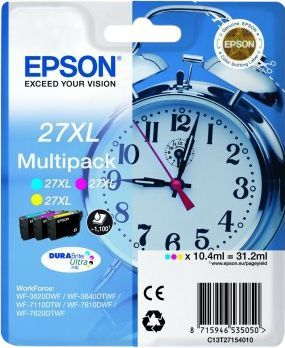 Epson Inktcartridge 27 (C13T27054012) 3-kleuren Multipack