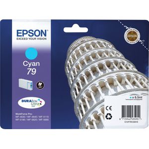 Epson Tower of Pisa 79 inktcartridge 1 stuk(s) Origineel Normaal rendement Cyaan
