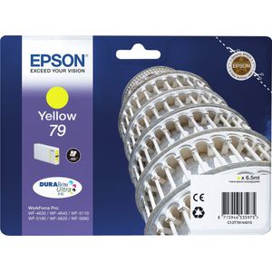 Epson Tower of Pisa 79 inktcartridge 1 stuk(s) Origineel Normaal rendement Geel