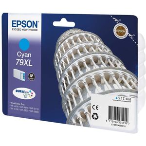 Epson 79XL (T7902) inktcartridge cyaan hoge capaciteit (origineel)