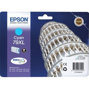 Epson Tower of Pisa 79XL inktcartridge 1 stuk(s) Origineel Hoog (XL) rendement Cyaan