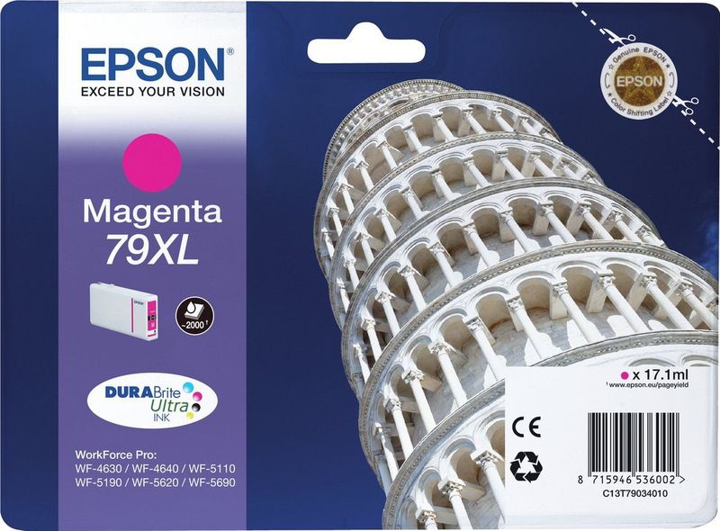 Epson Tower of Pisa 79XL inktcartridge 1 stuk(s) Origineel Hoog (XL) rendement