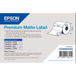 Epson labelrol, normaal papier, 76x51mm | C33S045534
