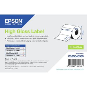 Epson C33S045539 high gloss label 102 x 51 mm (origineel)