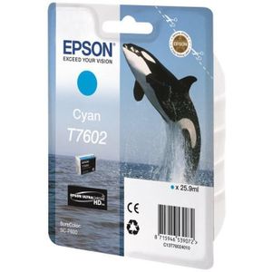 Original Epson C13T76024010 / T7602 Tintenpatrone cyan