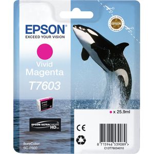 Epson T7603 inktcartridge 1 stuk(s) Origineel Helder magenta