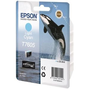 Epson T7605 - hell Cyan - original - Tintenpatrone