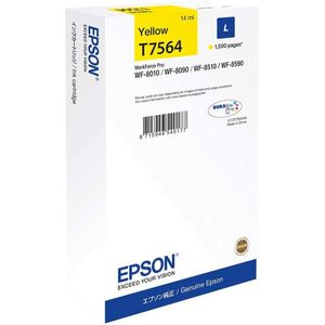 Epson T7564 inktcartridge geel (origineel)