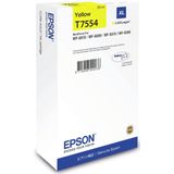 Epson T7554 inktcartridge 1 stuk(s) Origineel Hoog (XL) rendement Geel