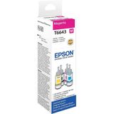 Epson T6643 EcoTank Magenta ink bottle