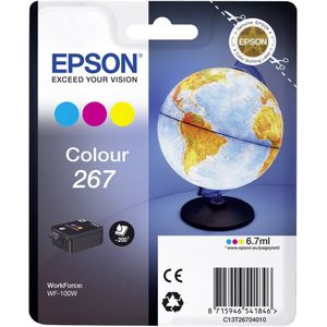 Epson T267 inktcartridge kleur (origineel)