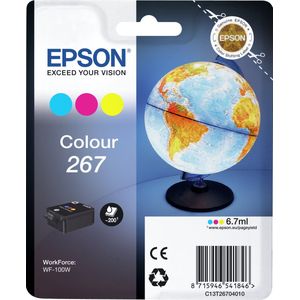 Epson Globe C13T26704010 inktcartridge 1 stuk(s) Origineel Cyaan, Magenta, Geel
