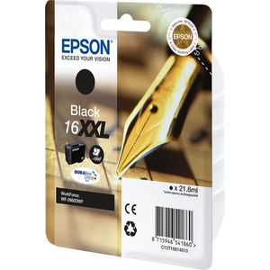 Epson T1681 nr. 16XXL inkt cartridge zwart extra hoge capaciteit (origineel)