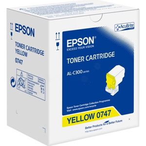 Epson C13S050747 tonercartridge 1 stuk(s) Origineel Geel