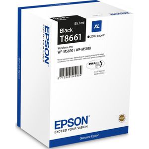 Epson T8661 inktcartridge zwart (origineel)
