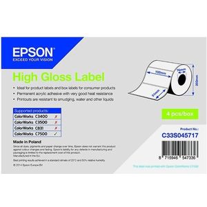 Epson C33S045717 high gloss label 102 x 51 mm (origineel)