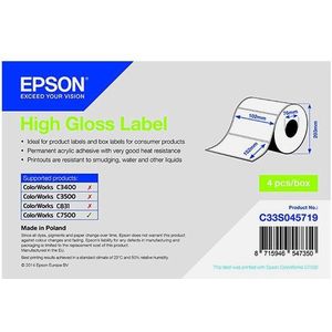 Epson C33S045719 high gloss label 102mm x 152mm (origineel)