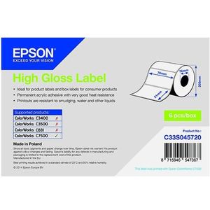 Epson C33S045720 high gloss label 76mm x 51mm (origineel)
