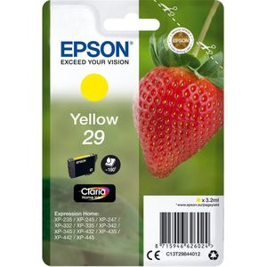 Epson Strawberry C13T29844012 inktcartridge 1 stuk(s) Origineel Normaal rendement Geel