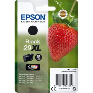 Epson Strawberry 29XL K inktcartridge 1 stuk(s) Origineel Hoog (XL) rendement Zwart