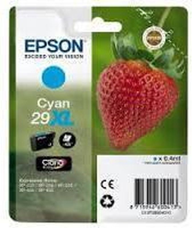 Epson - 29XL C - Inkjet Cartridge - Cyaan - Hoog - 6,4 ml