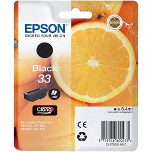 Epson 33 (T3331) inktcartridge zwart (origineel)
