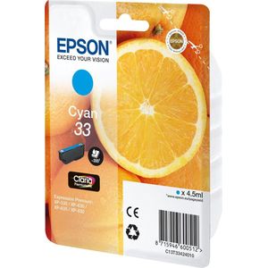 Epson Oranges C13T33424010 inktcartridge 1 stuk(s) Origineel Cyaan