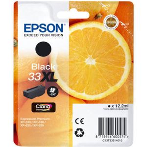 Epson T3351 nr. 33XL inkt cartridge zwart hoge capaciteit (origineel)