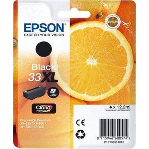 Epson 33XL K 12.2ml 530pagina's Zwart inktcartridge