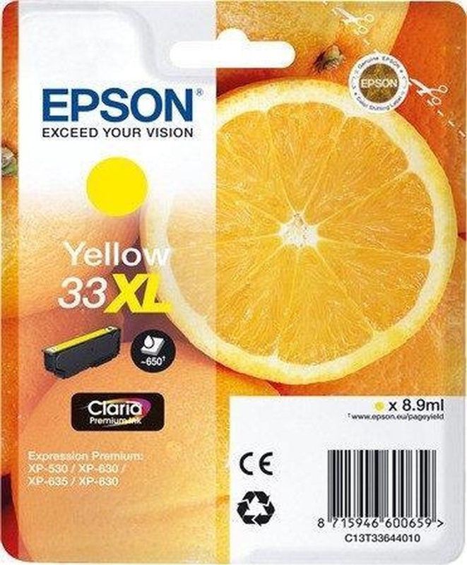 Epson - T3364 Inktcartridge - Geel - Hoge Capaciteit - 8,9 ml