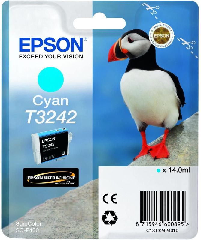Epson T3242 - Cyan - Druckerpatrone