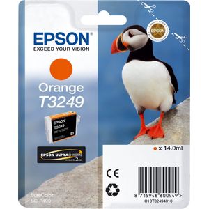 Epson - T3249 - Inktcartridge - Oranje - Origineel - Inhoud 14 ml