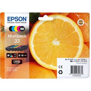 Inktpatroon Epson 33 (T3337) multipack 5 kleuren (origineel)