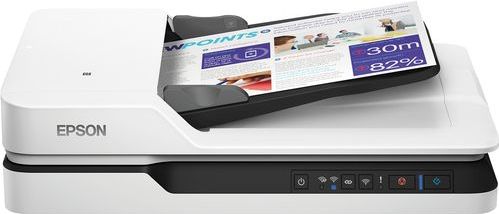 Epson - B11B244401 - Dubbele Gezicht Wi-Fi Scanner - Wit - A4 - 1200 DPI